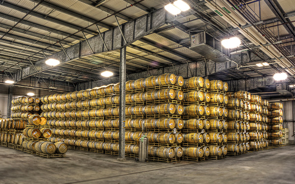 Vineyard Barrel Storage