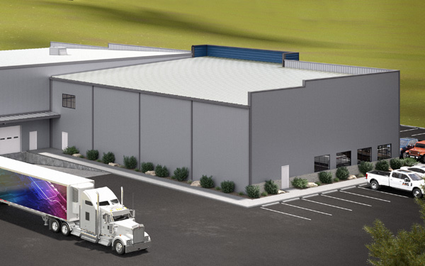 Steel Building Rendering