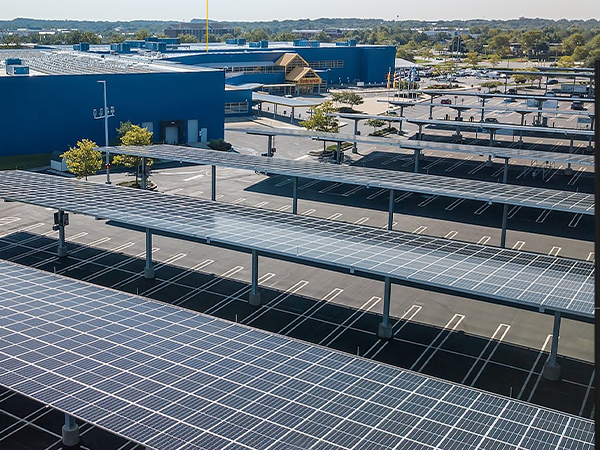 Ikea Solar Parking Structure