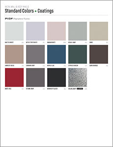 PVDF Color Charts